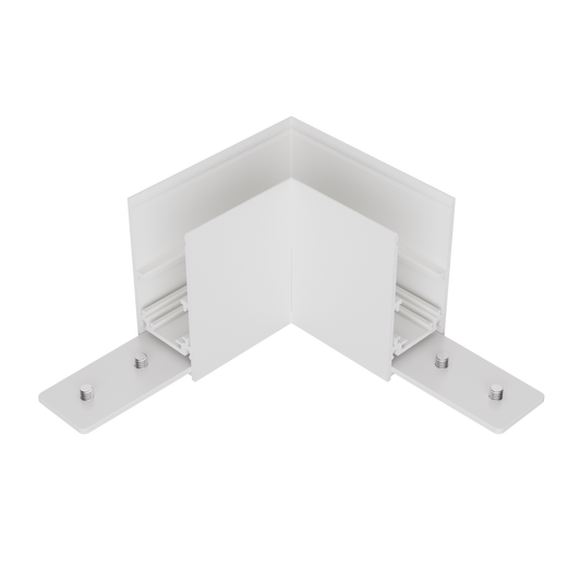 Horizontaler Eckverbinder für hohe 48V Stromschienen