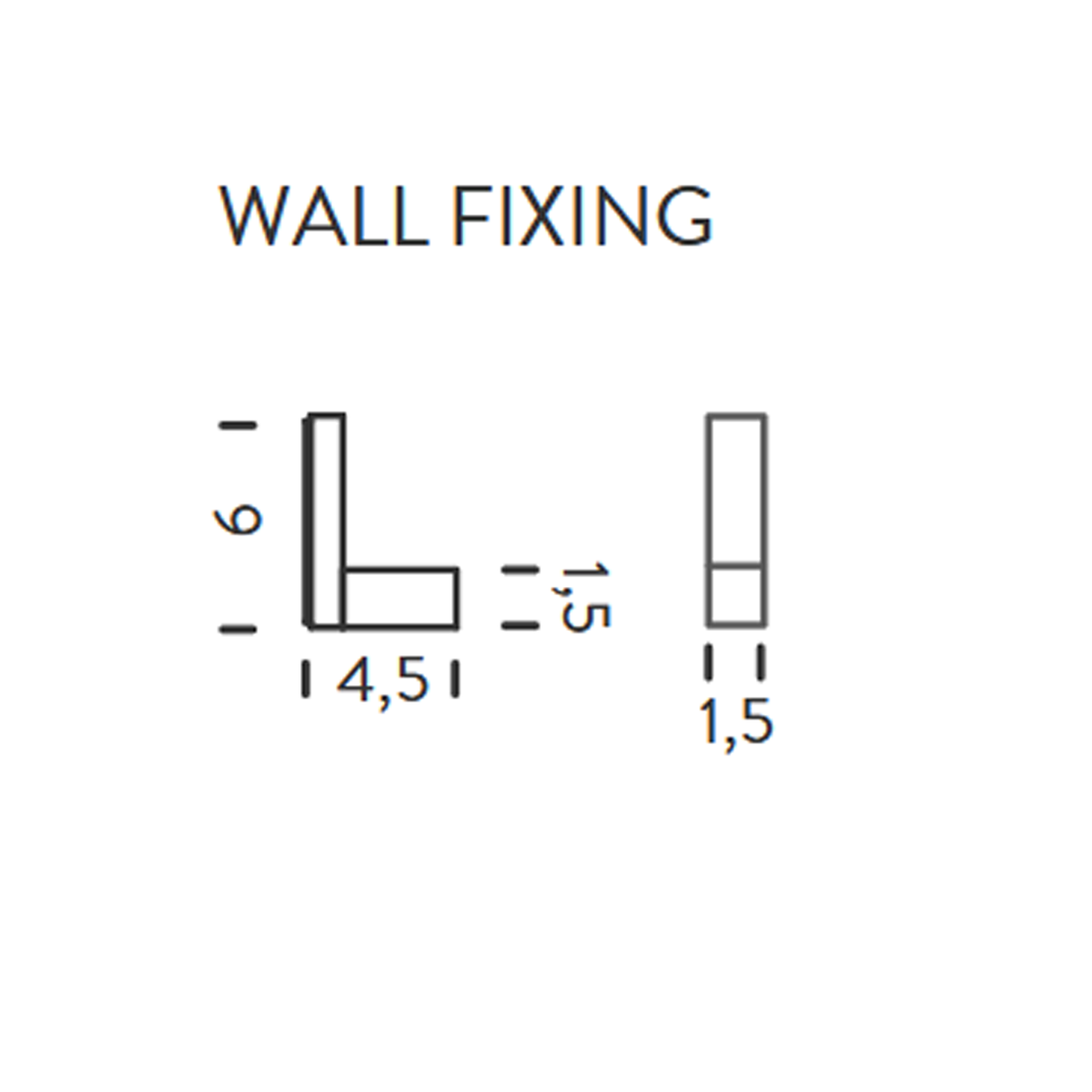 UNTITLED LINEAR Wandhalterung