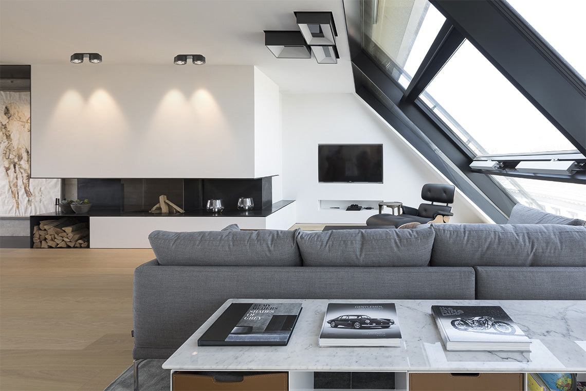 CLIPPO OPTIC DUO ROYAL flexible Deckenleuchte