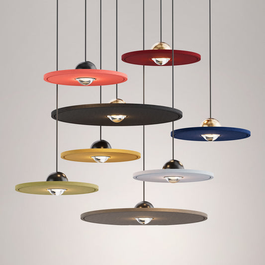 Akustik Pendelleuchte Cleo Silent von DLS Lighting in unterschiedlichen Farbvarianten