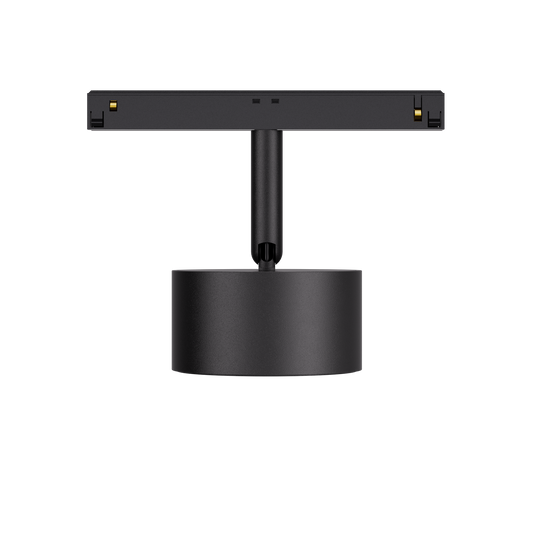 20W Schienenstrahler PUK D90 schwarz für 48V Stromschienen