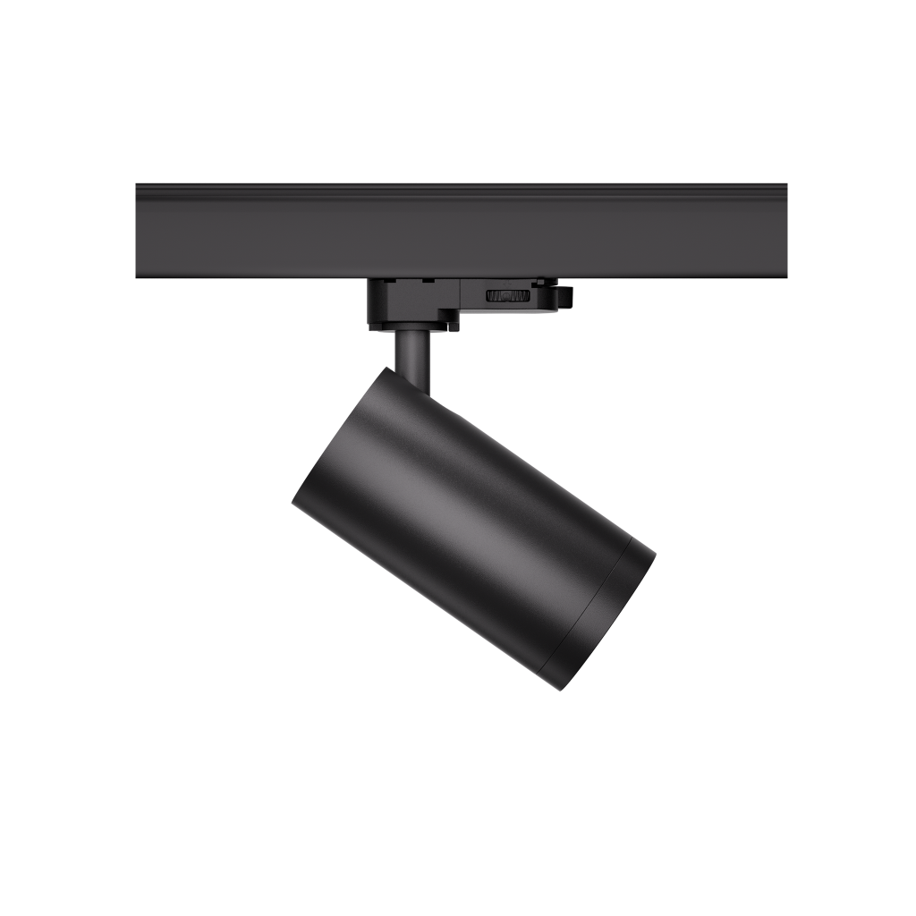 10W Zoom D62AC-Schienenstrahler schwarz innoLED LED-Schienenstrahler mattschwarz mit schwenkbarem Kopf