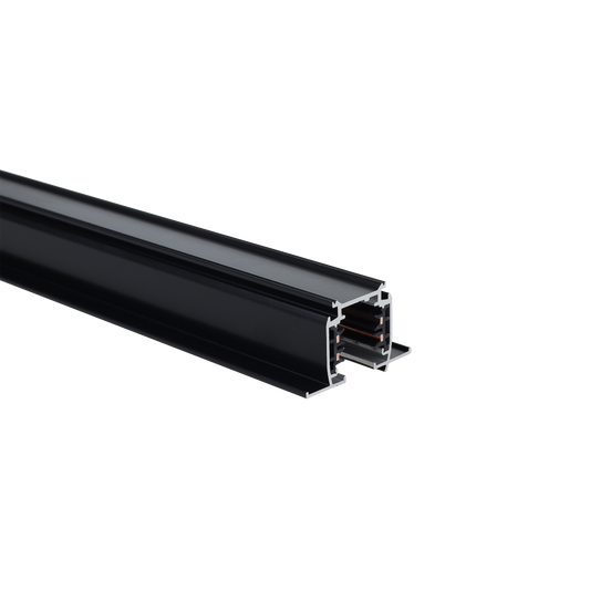 Stromschiene 230V zur Einbaumontage innoLED Stromschiene schwarz für Einbauinstallation