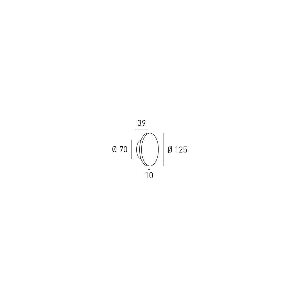 Skizze Wandleuchte Orbit 1 von DLS Lighting