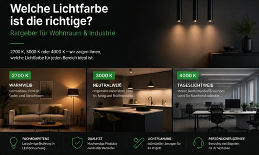Welche Lichtfarbe ist die richtige?
