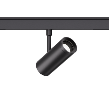 6W Schienenstrahler SpotON D35-schwarz für 48V Stromschienen