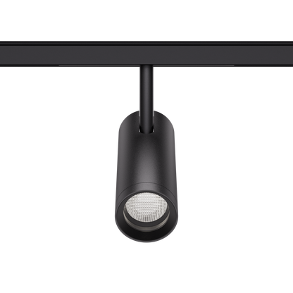 12W Schienenstrahler Zoom D55 schwarz für 48V Stromschienen