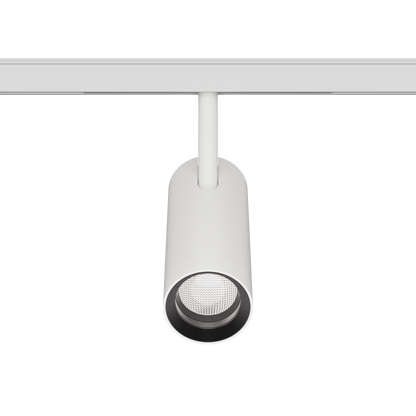 12W Schienenstrahler Zoom D55 weiß für 48V Stromschienen