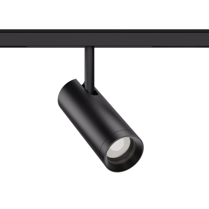 12W Schienenstrahler Zoom D55 schwarz für 48V Stromschienen