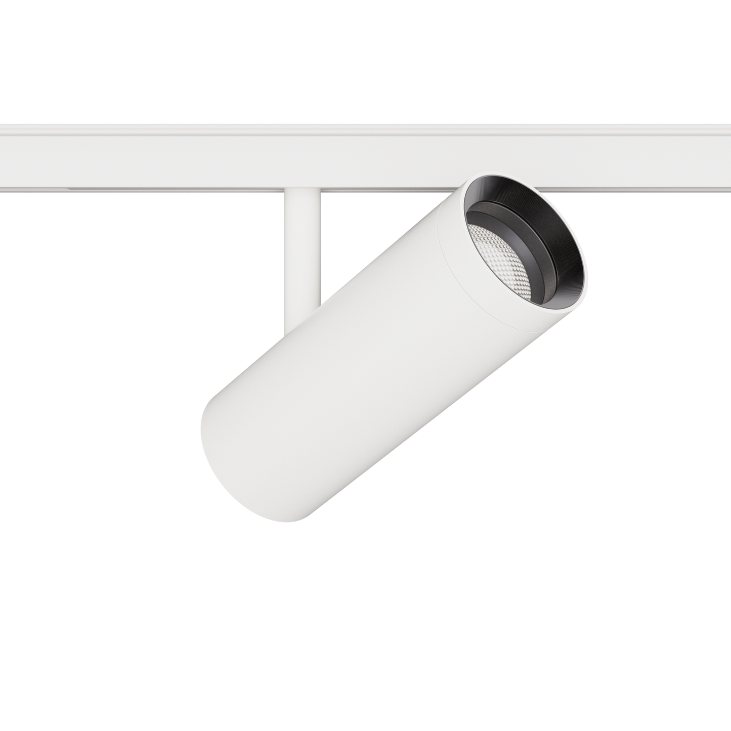12W Schienenstrahler Zoom D55 weiß für 48V Stromschienen