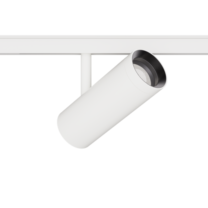 12W Schienenstrahler Zoom D55 weiß für 48V Stromschienen