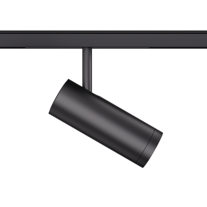 12W Schienenstrahler Zoom D55 schwarz für 48V Stromschienen