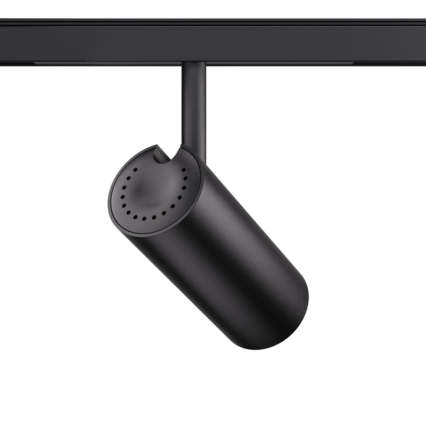 12W Schienenstrahler Zoom D55 schwarz für 48V Stromschienen