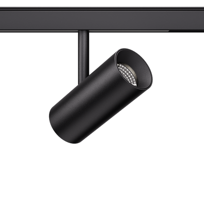 10W Schienenstrahler SpotON D45-schwarz für 48V Stromschienen