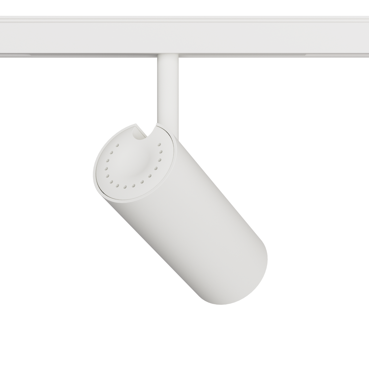 15W Schienenstrahler SpotON D55-weiß für 48V Stromschienen
