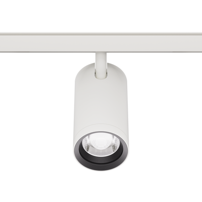 15W Schienenstrahler Zoom D62-short weiß für 48V Stromschienen