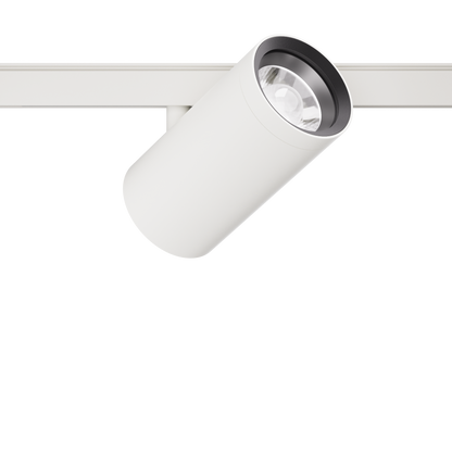 12W Schienenstrahler Zoom D62 weiß für 48V Stromschienen