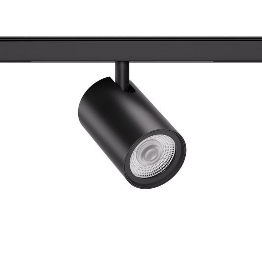 12W Schienenstrahler SpotON D62 schwarz für 48V Stromschienen