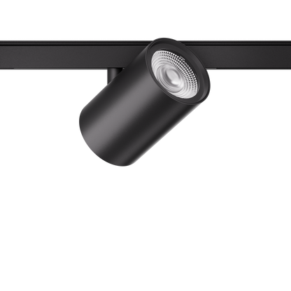 12W Schienenstrahler SpotON D62 schwarz für 48V Stromschienen
