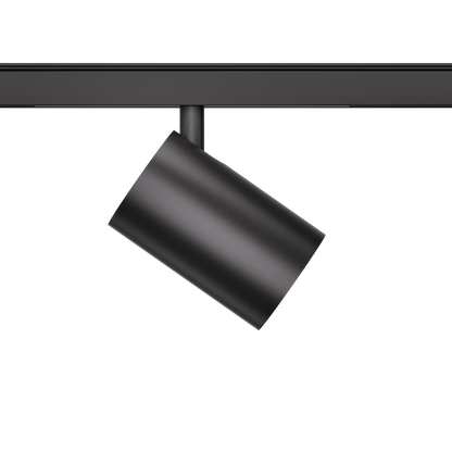 12W Schienenstrahler SpotON D62 schwarz für 48V Stromschienen
