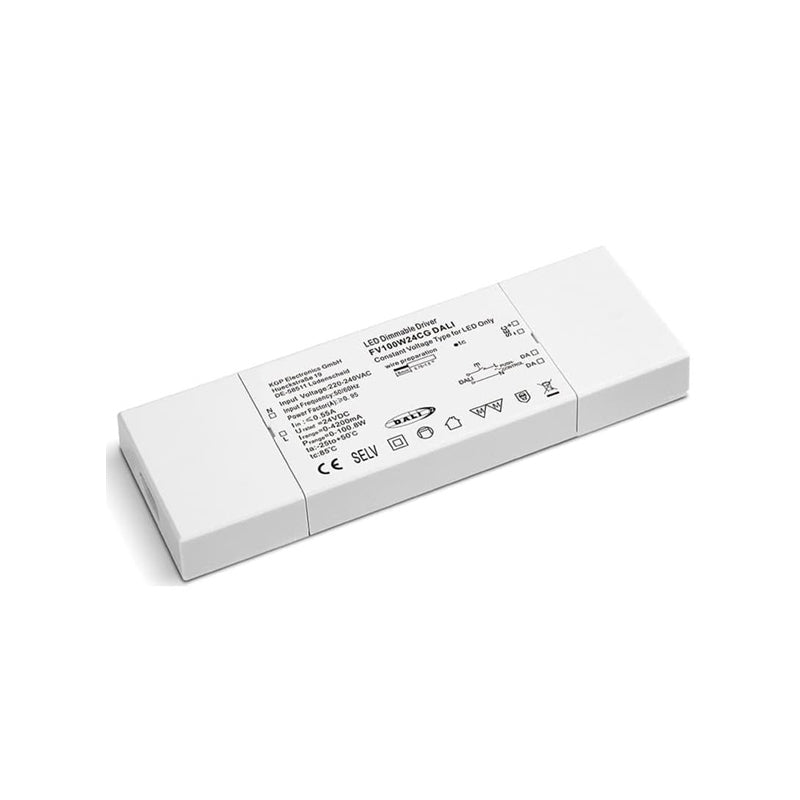 FV100W24CG DALI dimmbarer LED-Treiber KGP-Electronics GmbH weiß, mit Dimmfunktion