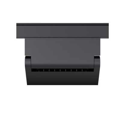 6W Linear LED-Leuchte GapSpot-move in schwarz für 48V Stromschienensysteme