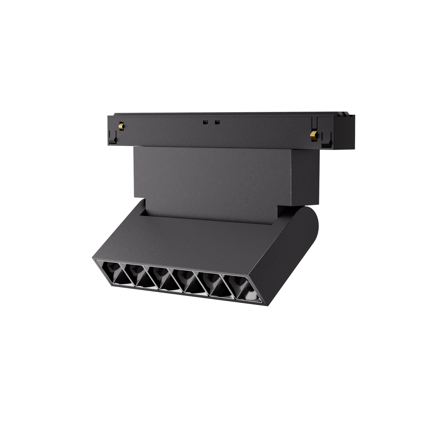 6W Linear LED-Leuchte GapSpot-move in schwarz für 48V Stromschienensysteme