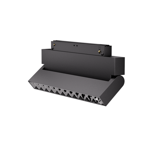 12W Linear LED-Leuchte GapSpot-move in schwarz für 48V Stromschienensysteme