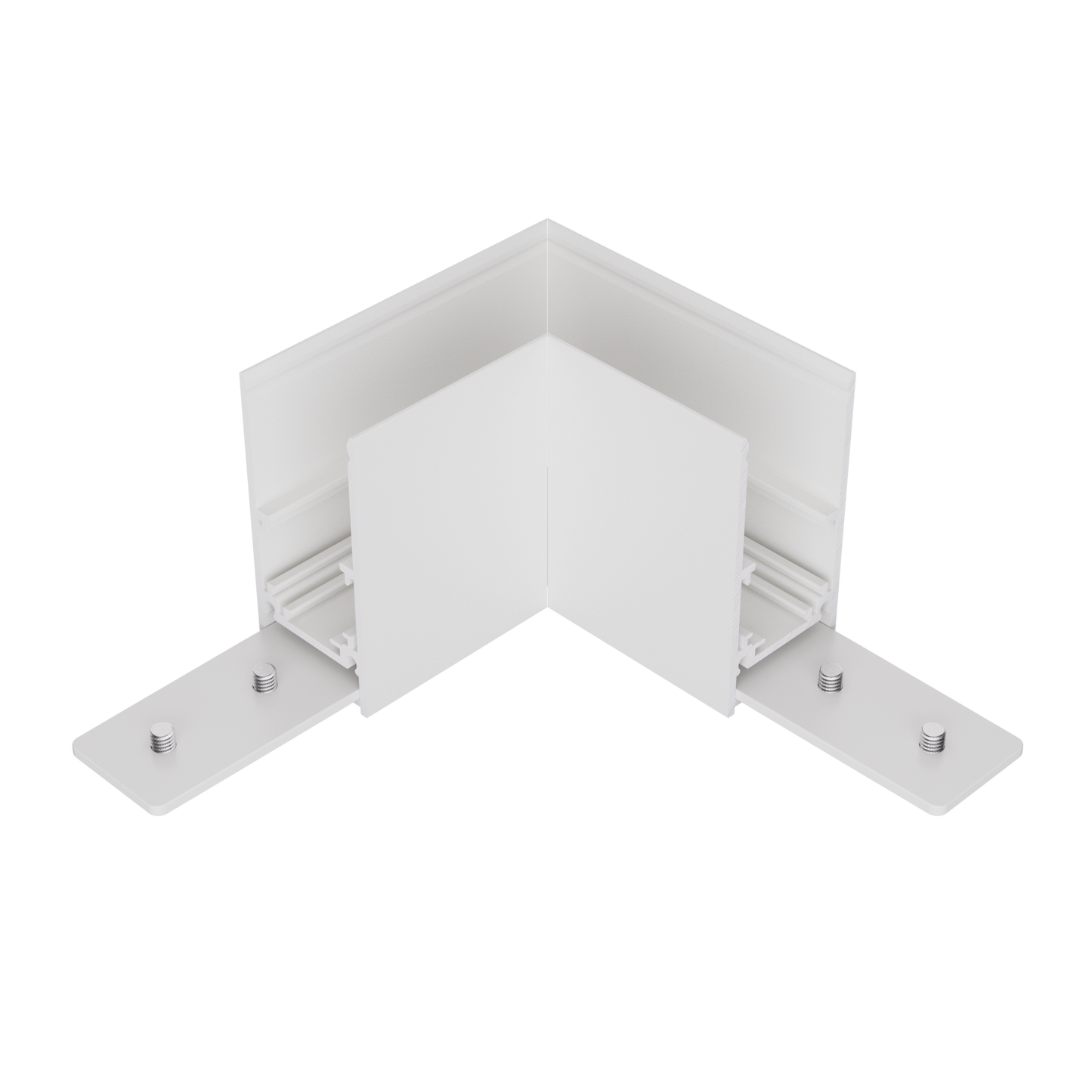 Horizontaler Eckverbinder für hohe 48V Stromschienen
