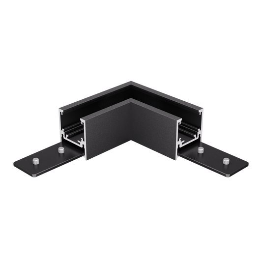 Horizontaler Eckverbinder für die Standard 48V Stromschiene