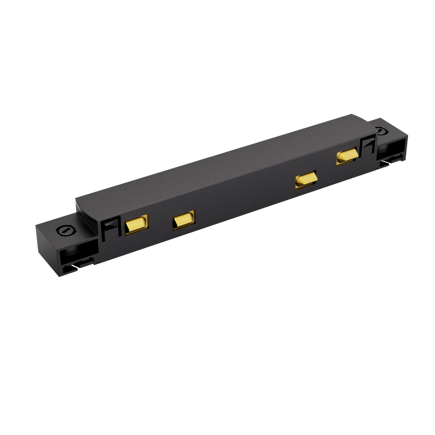 Stromführender Längsverbinder für 48V Stromschienen