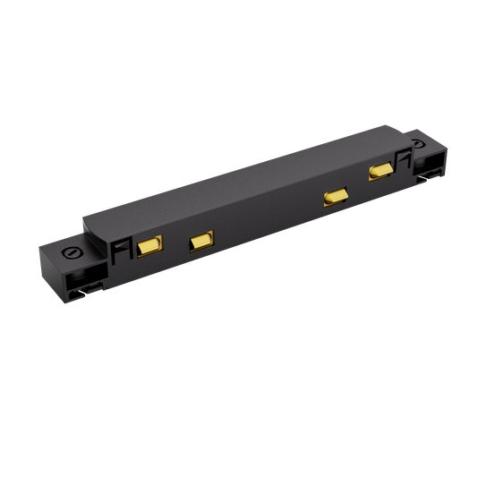 Stromführender Längsverbinder für 48V Stromschienen
