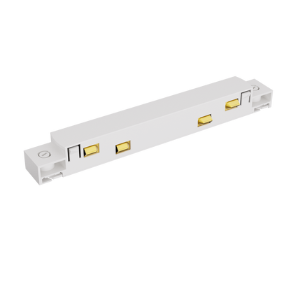 Stromführender Längsverbinder für 48V Stromschienen