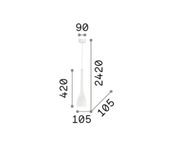Flut sp1 small Pendelleuchte