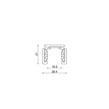 Stromschiene 48V MINI zur Aufbaumontage