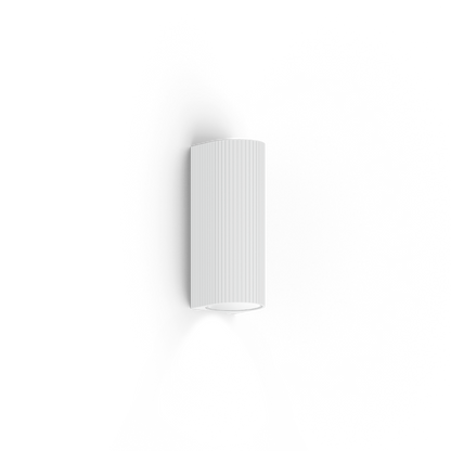 Wever & Ducré TRACE WALL mini 1.0 Wandleuchte, 420 Lumen, weiß, vertikal gerillt