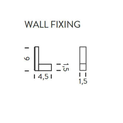 UNTITLED LINEAR Wandhalterung