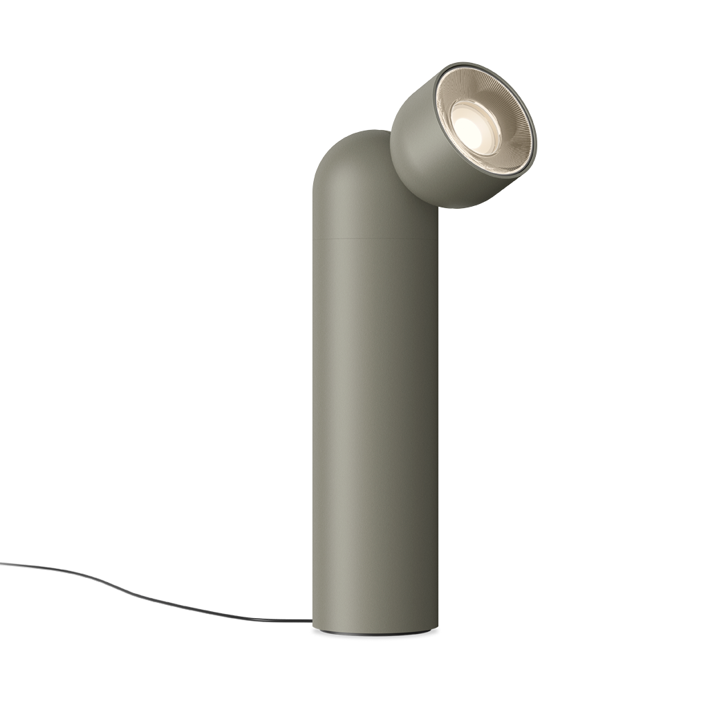 Plusminus solo in Grün als Steh- und Tischleuchte 6341 mit Spolight Mittel