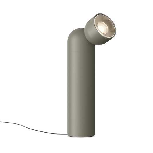 Plusminus solo in Grün als Steh- und Tischleuchte 6341 mit Spolight Mittel