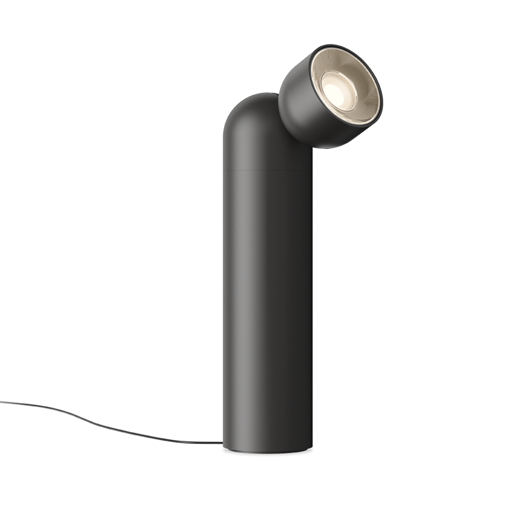 Plusminus solo in Schwarz als Steh- und Tischleuchte 6341 mit Spolight Mittel