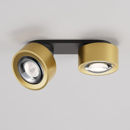 Clippo Optic Royal duo Deckenleuchte in Gold