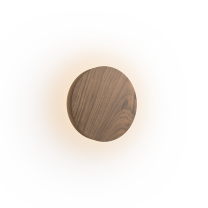 Dot Wandleuchte4675 in Amerikanischer Nussbaum Natur von Vibia ohne Hintergrund
