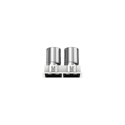 Einbaudownglight 2x6W in weiß
