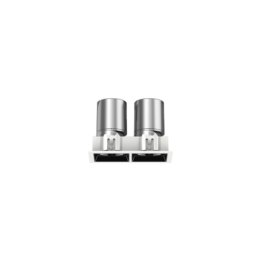 Einbaudownglight 2x6W in weiß