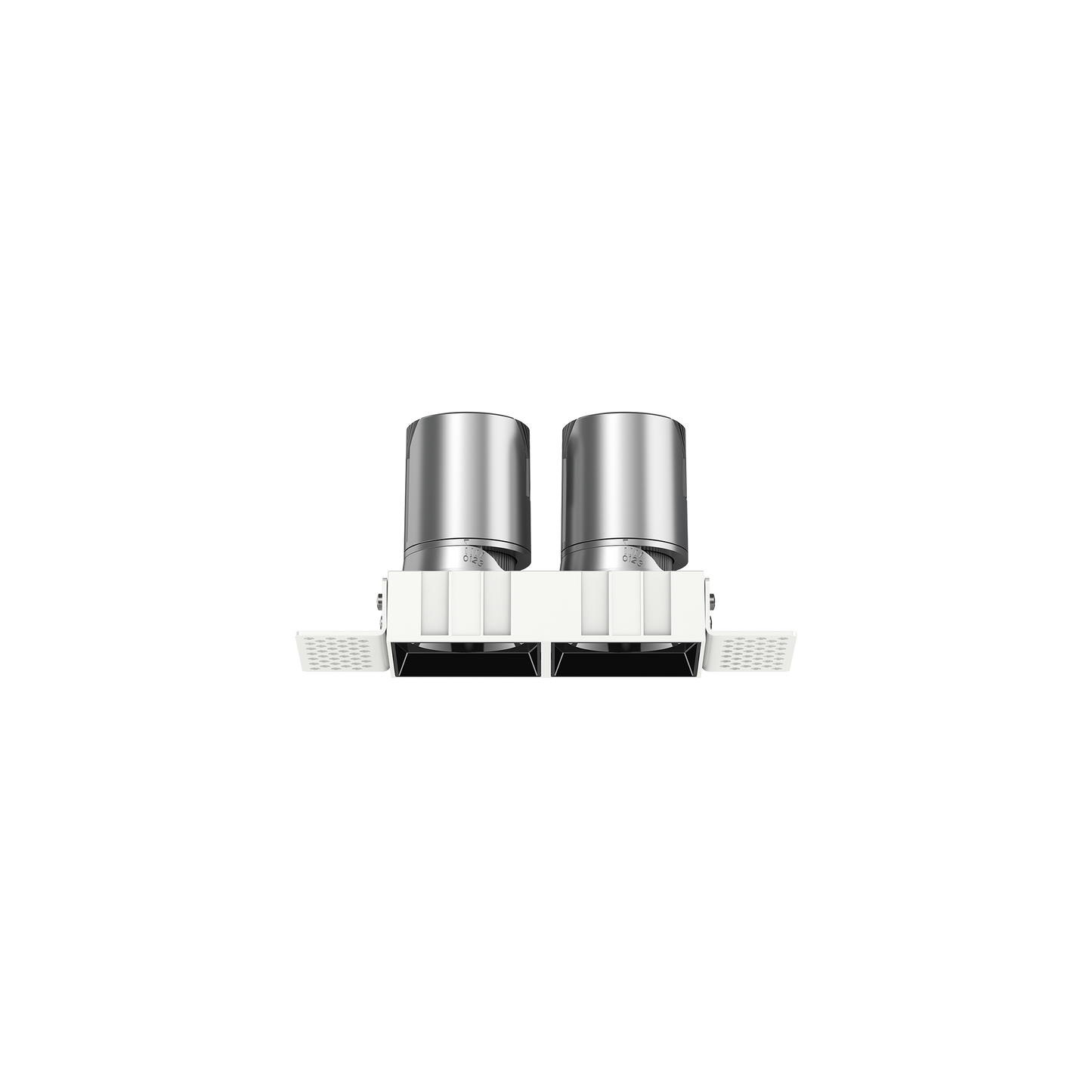 Einbaudownglight Randlos 2x6W in weiß