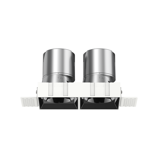 Einbaudownglight randlos 2x10W in weiß