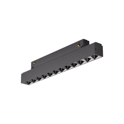 10W Linear LED-Leuchte GapSpot in schwarz für 48V Stromschienensysteme