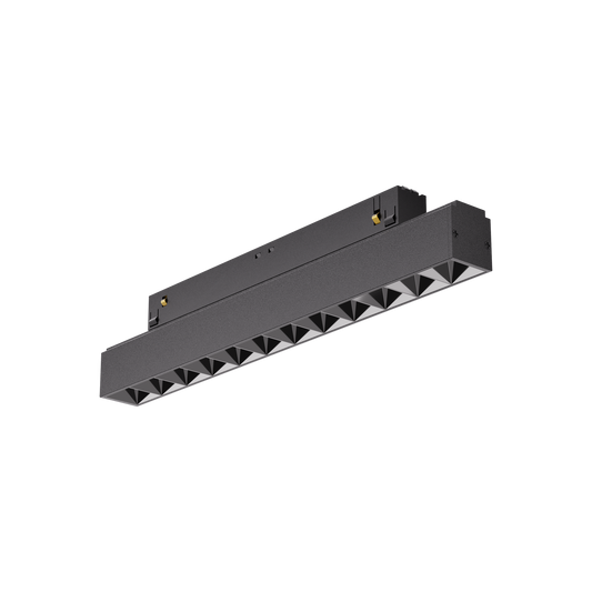 10W Linear LED-Leuchte GapSpot in schwarz für 48V Stromschienensysteme