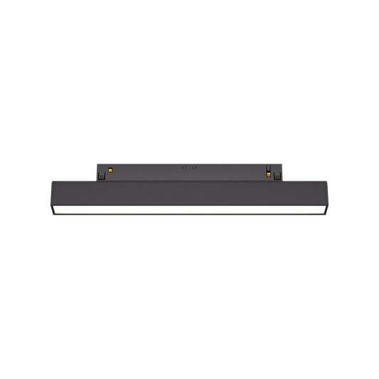 10W Linear LED-Leuchte Gap in schwarz für 48V Stromschienensysteme
