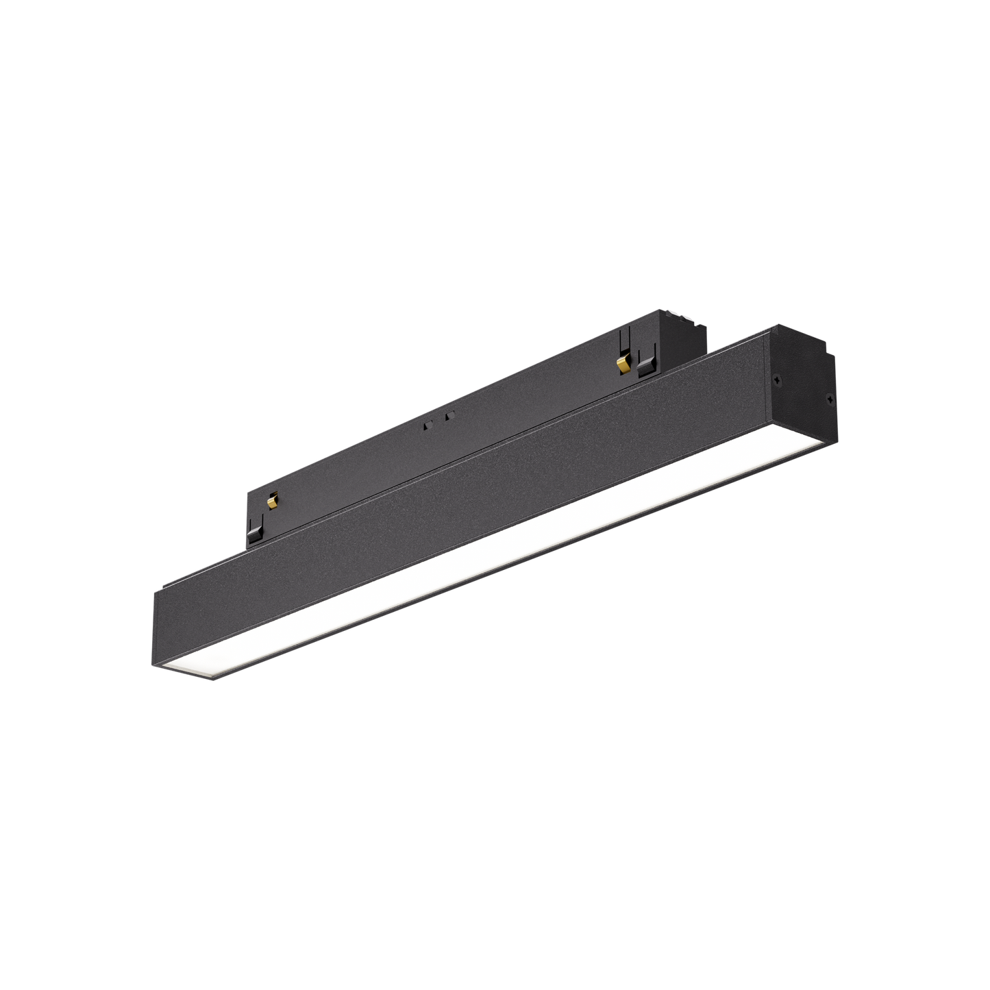 25W Linear LED-Leuchte Gap in 1,2m Länge schwarz für 48V Stromschienensysteme